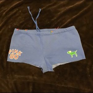 VS Pink sweat shorts